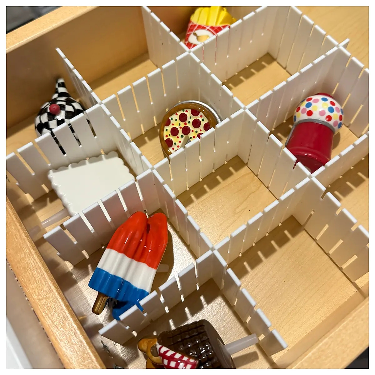 Adjustable Drawer Dividers Organizer Box Storage Trays Multi Compartment Drawer Dividers Storage Solutions