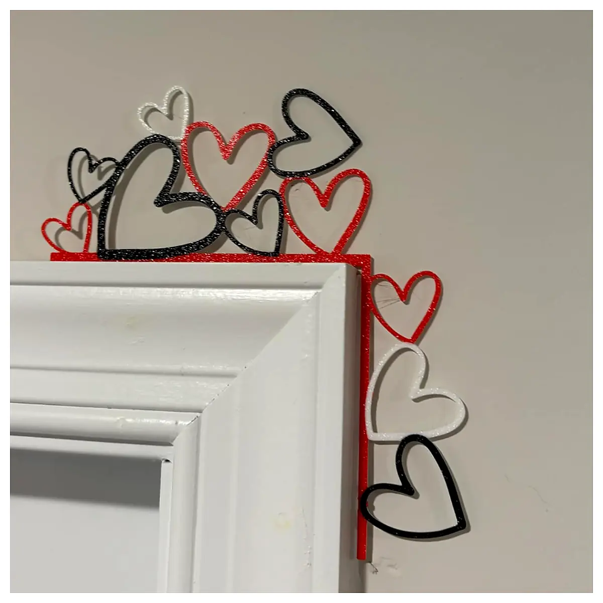 Heart Door Corner Decoration Valentine s Day Decor Multi Universal Parts Repair Festive Gift Party Decoration