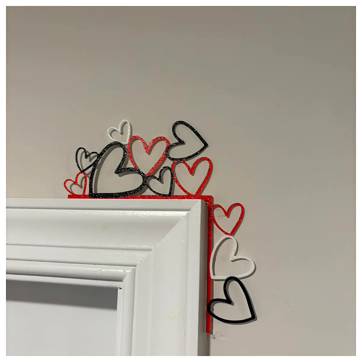 Heart Door Corner Decoration Valentine s Day Decor Multi Universal Parts Repair Festive Gift Party Decoration