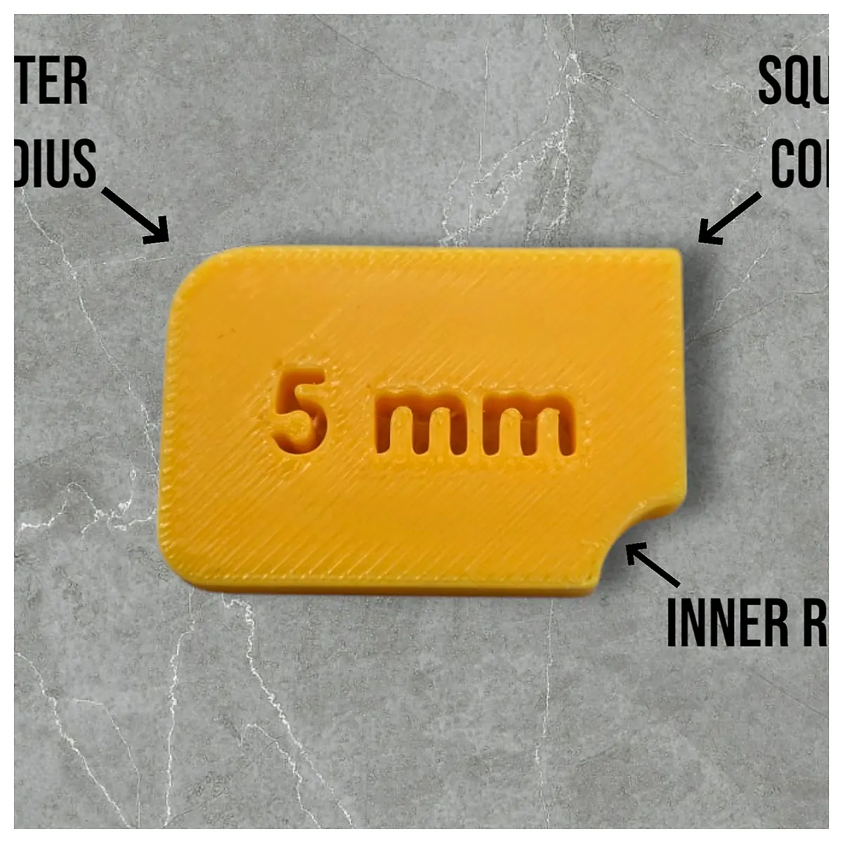 Gridfinity Thickness Guide Set 05mm to 5mm Grid Modules Universal Accessories Parts Assembly