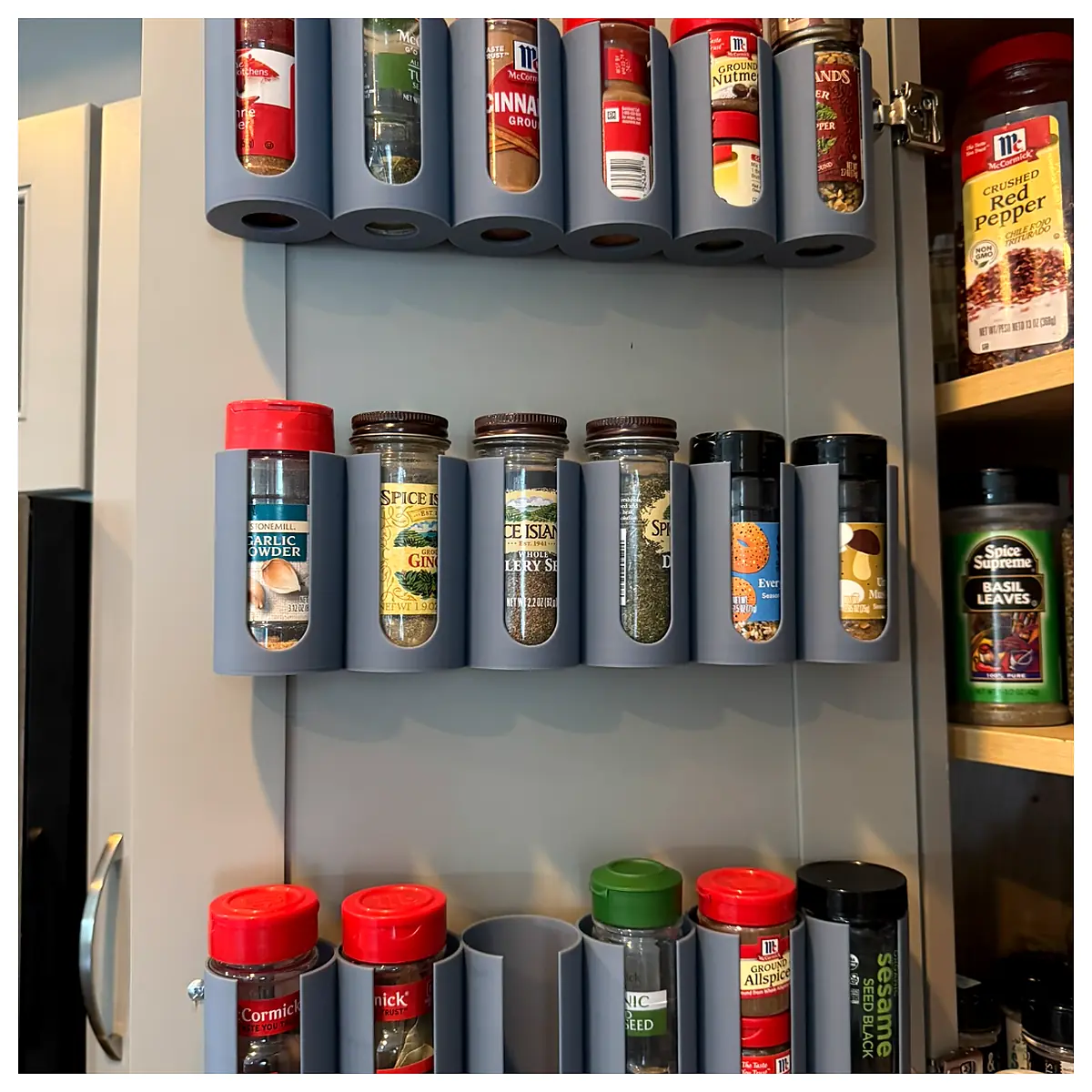 Spice Rack Organizer Storage Solutions Kitchen Accessories Seasoning Storage Spice Shelves Kitchen Tools