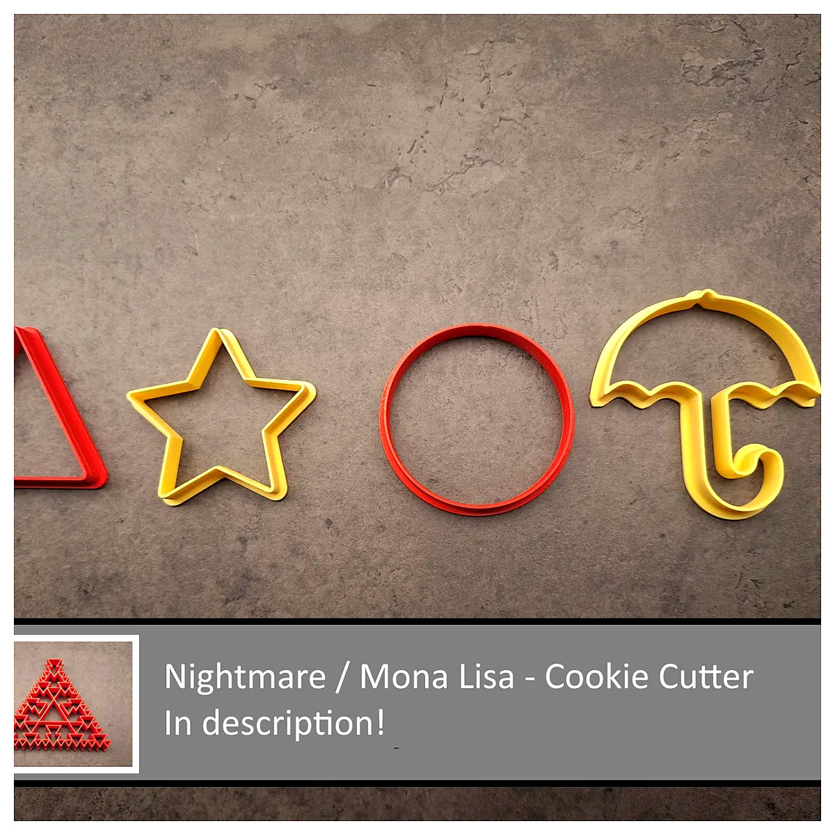 Squid Game Cookie Cutters Toy Game Accessories Puzzle Toys Baking Competition Crafting
