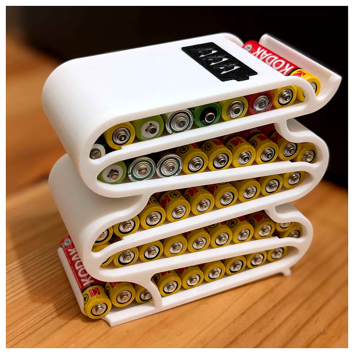 Battery Holder Dispenser XL Large Capacity Battery Installer Compatible Universal Battery Parts Repair