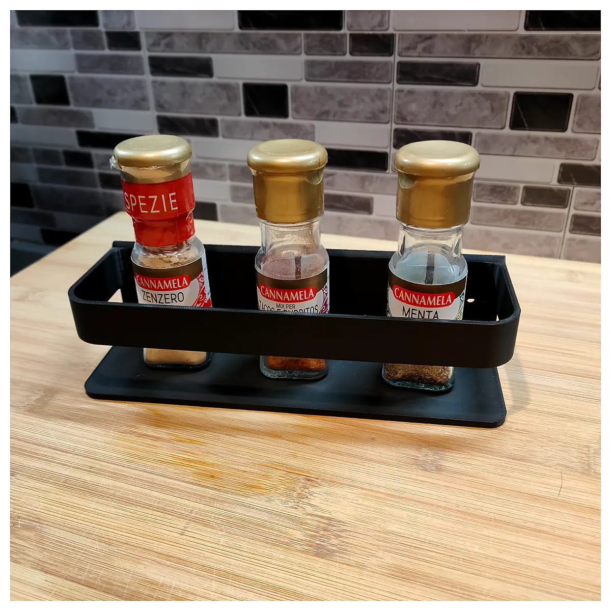 Spice Rack Shelf Spice Storage Kitchen Display Shelf Kitchen Organizer Spice Display