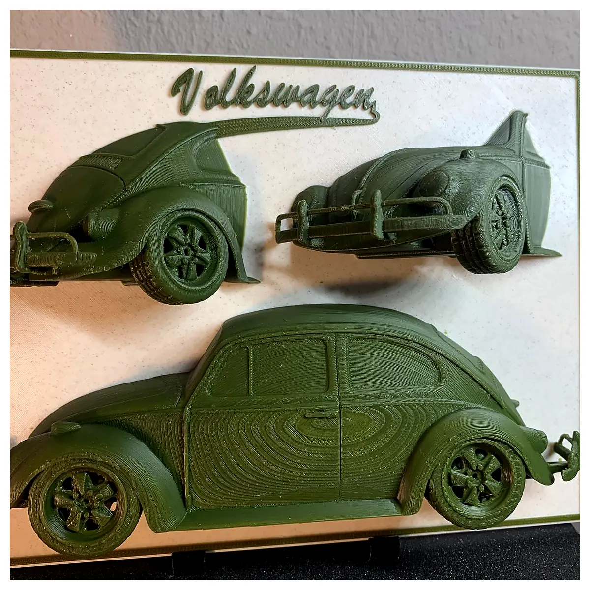 3D Model Classic Beetle Car Model Cute Decoration Auto Parts Assembly Repair Parts