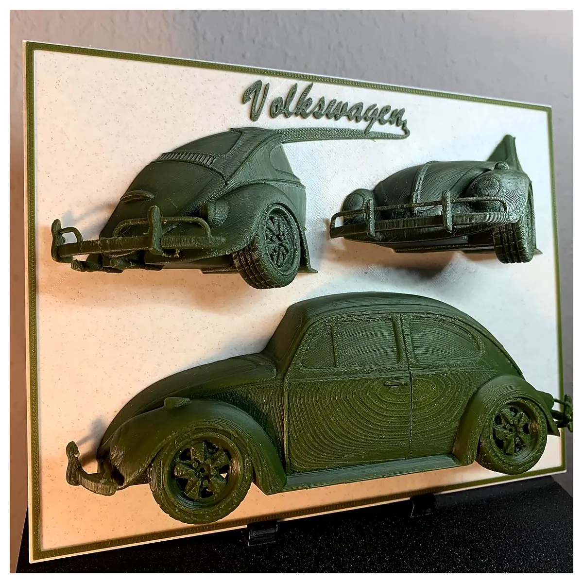 3D Model Classic Beetle Car Model Cute Decoration Auto Parts Assembly Repair Parts