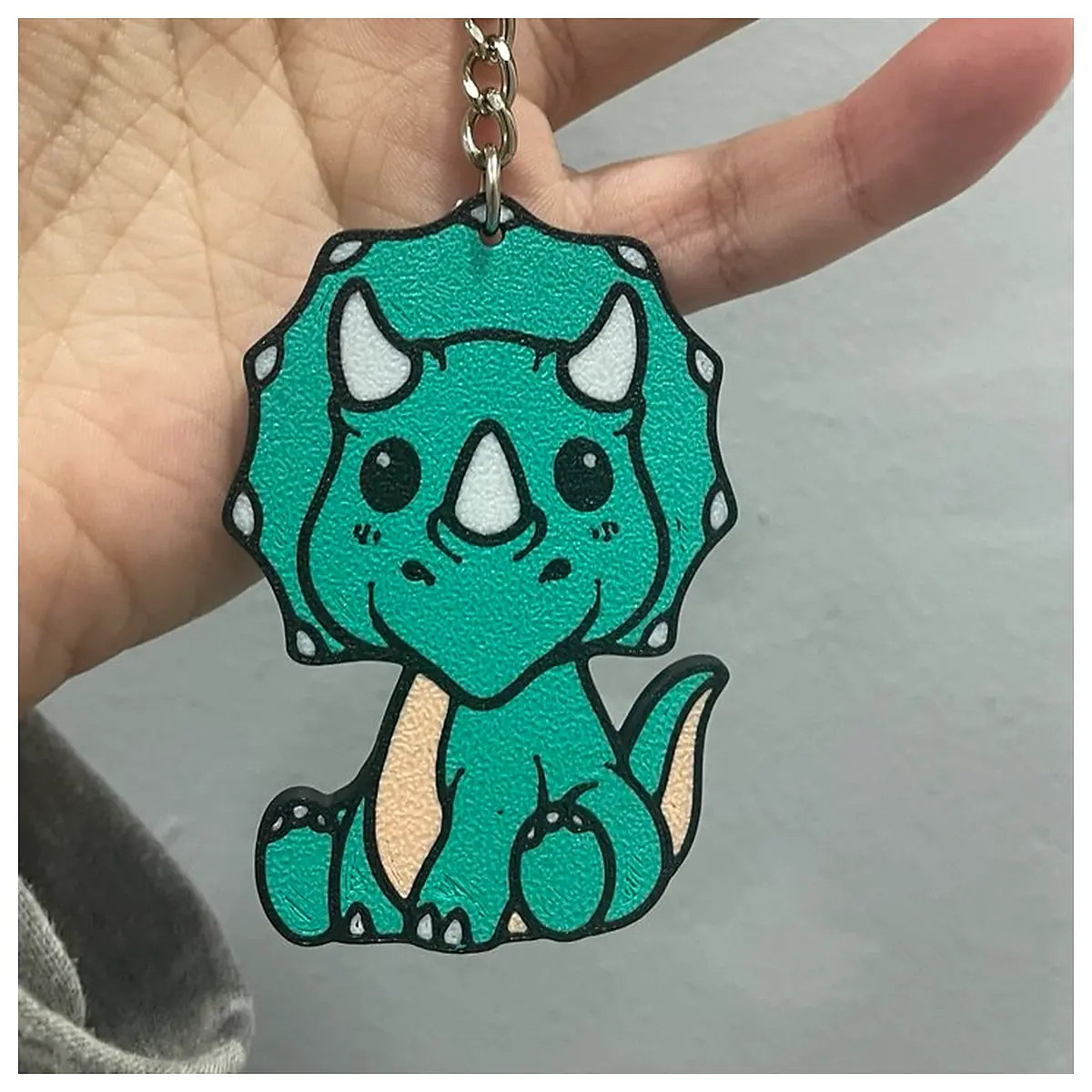 Keychain Dino Toy Pet Lockable Keepsake Collectible Keychains Parts Accessories