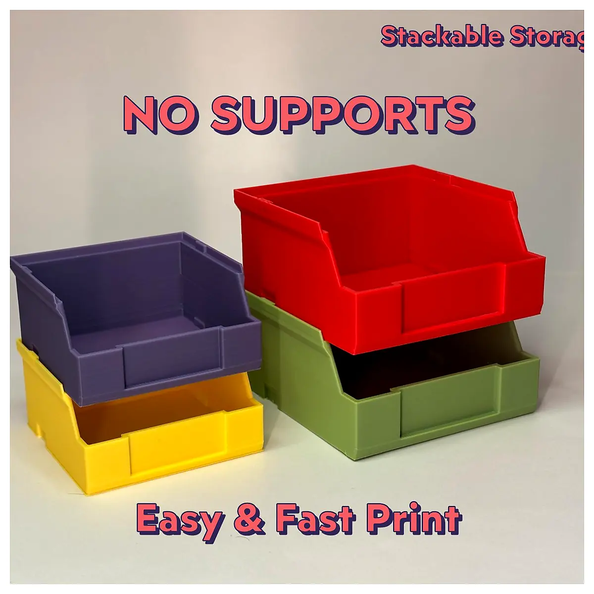 Stackable Storage V3 No Support 2 s Versatile Storage Boxes Organizer Shelves Storage Solutions