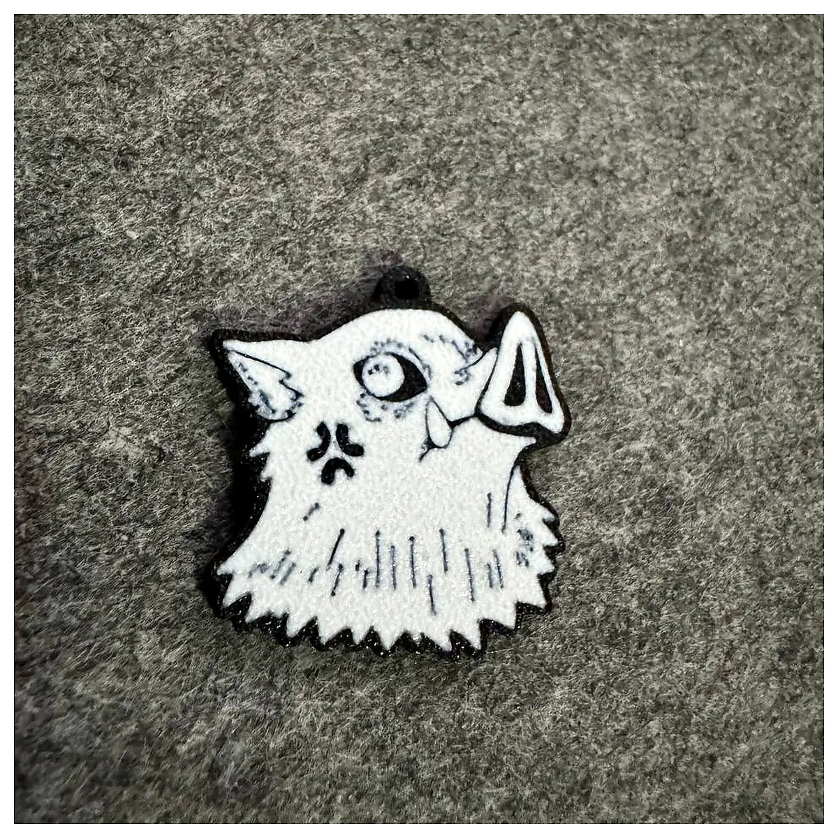 Demon Slayer Keychain Anime Sword Demon Eyes Collectible Figurine Keychains Accessories Parts Replacement