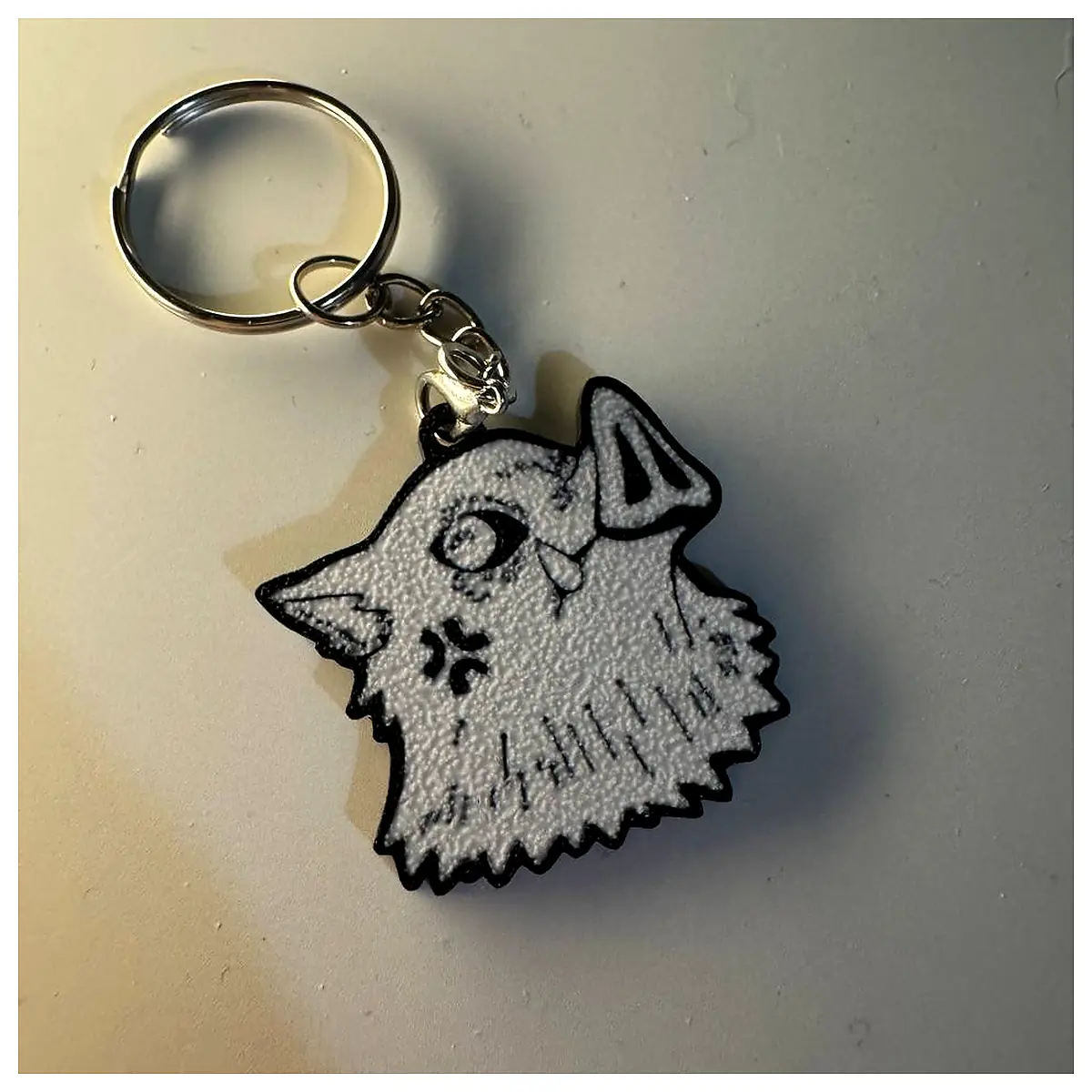 Demon Slayer Keychain Anime Sword Demon Eyes Collectible Figurine Keychains Accessories Parts Replacement