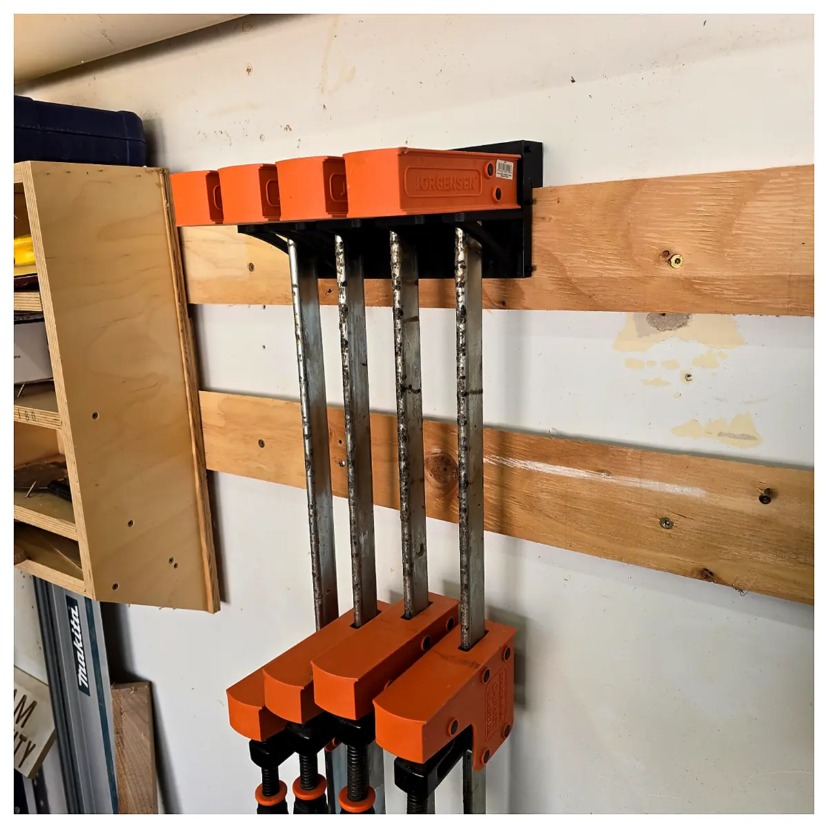 Clamp Holders Woodworking Fasteners Wall Mount Quick Release Adjustable DIY Projects