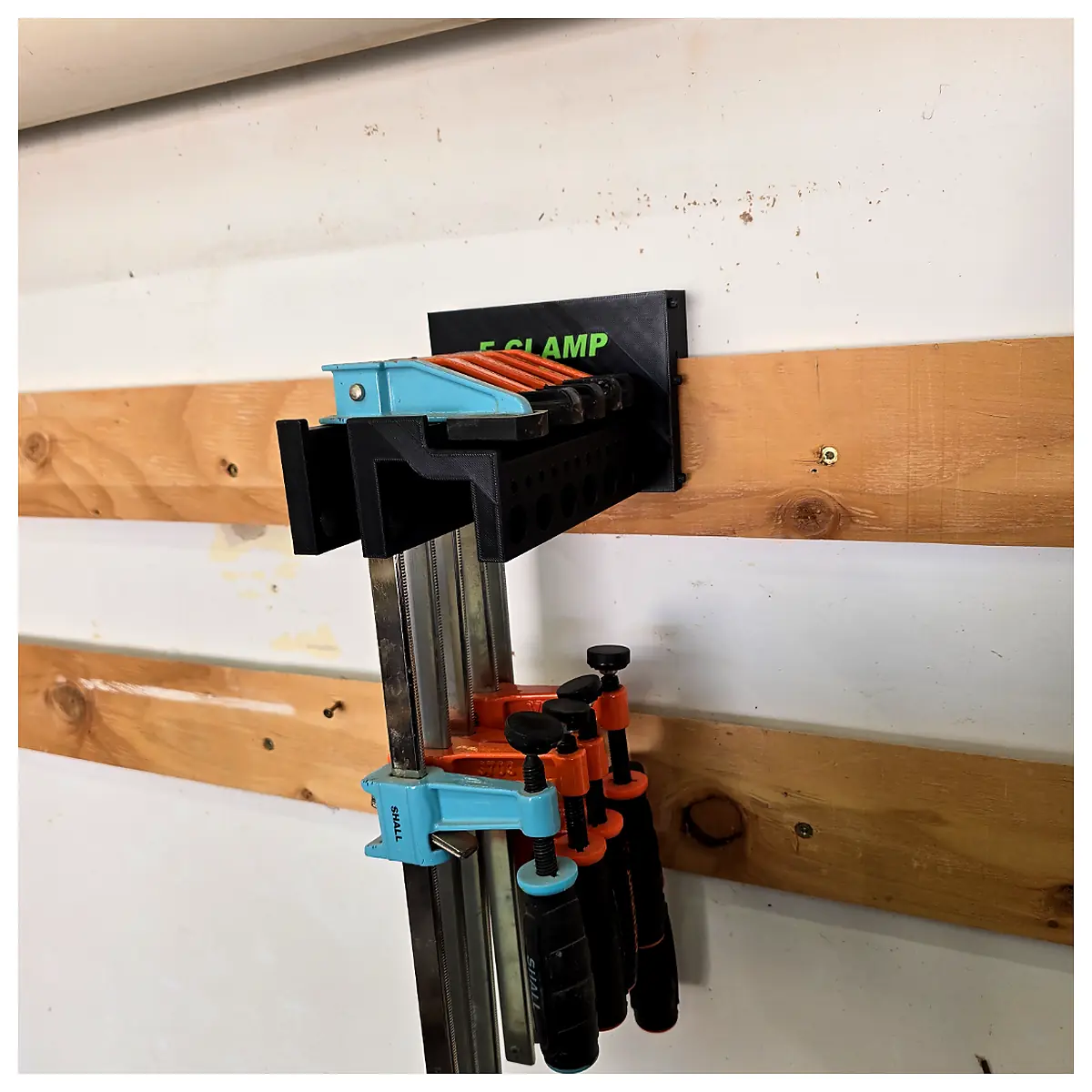 Clamp Holders Woodworking Fasteners Wall Mount Quick Release Adjustable DIY Projects