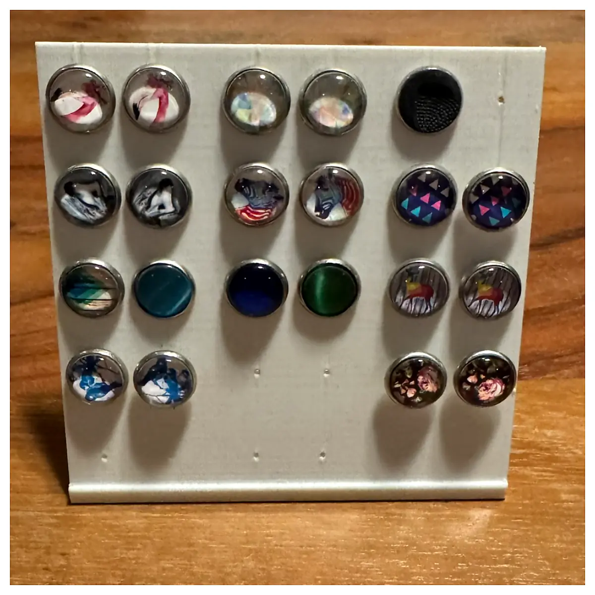 Tabletop Earring Holder Jewelry Organizer Display Stand Accessories Storage Solutions Multi Functional Creative