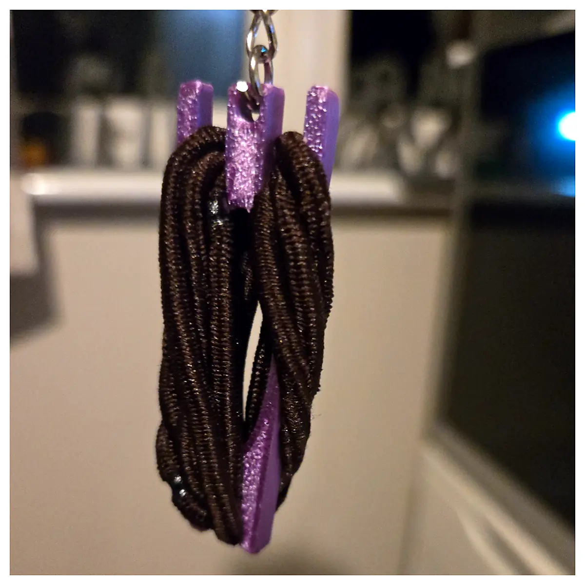 Hair Tie Keychain Multi Functional Elastic Small Rope Accessory Charm Wholesale