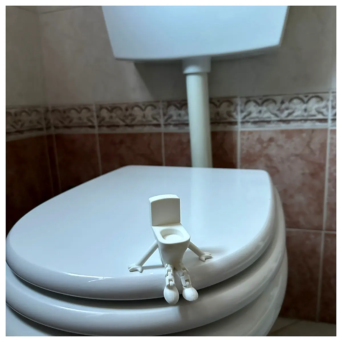 Articulated Toilet Seat Repair Parts Universal Seat Replacement Flush Valve Components