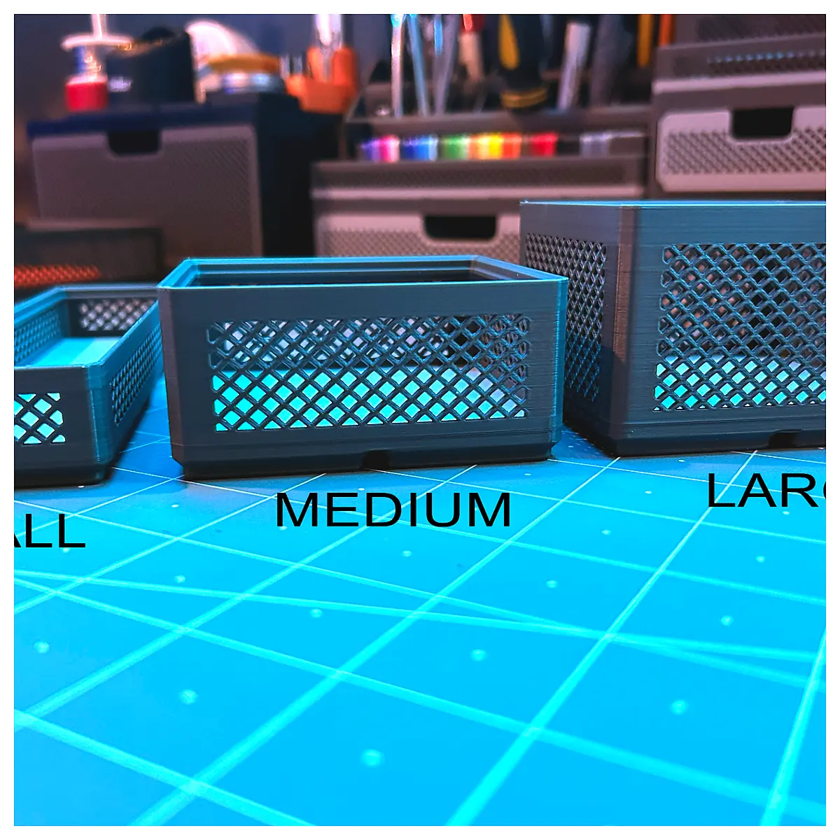 Gridfinity Bins Storage Solutions Organizer Boxes Bins Parts Accessories Repair Maintenance