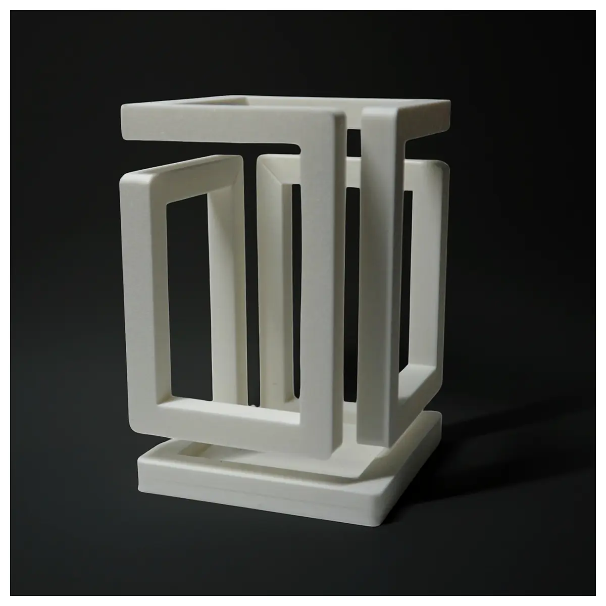 Infinity Stationery Holder No Supports Desk Organizer Office Supply Holder Document Stand Vertical Storage Tool