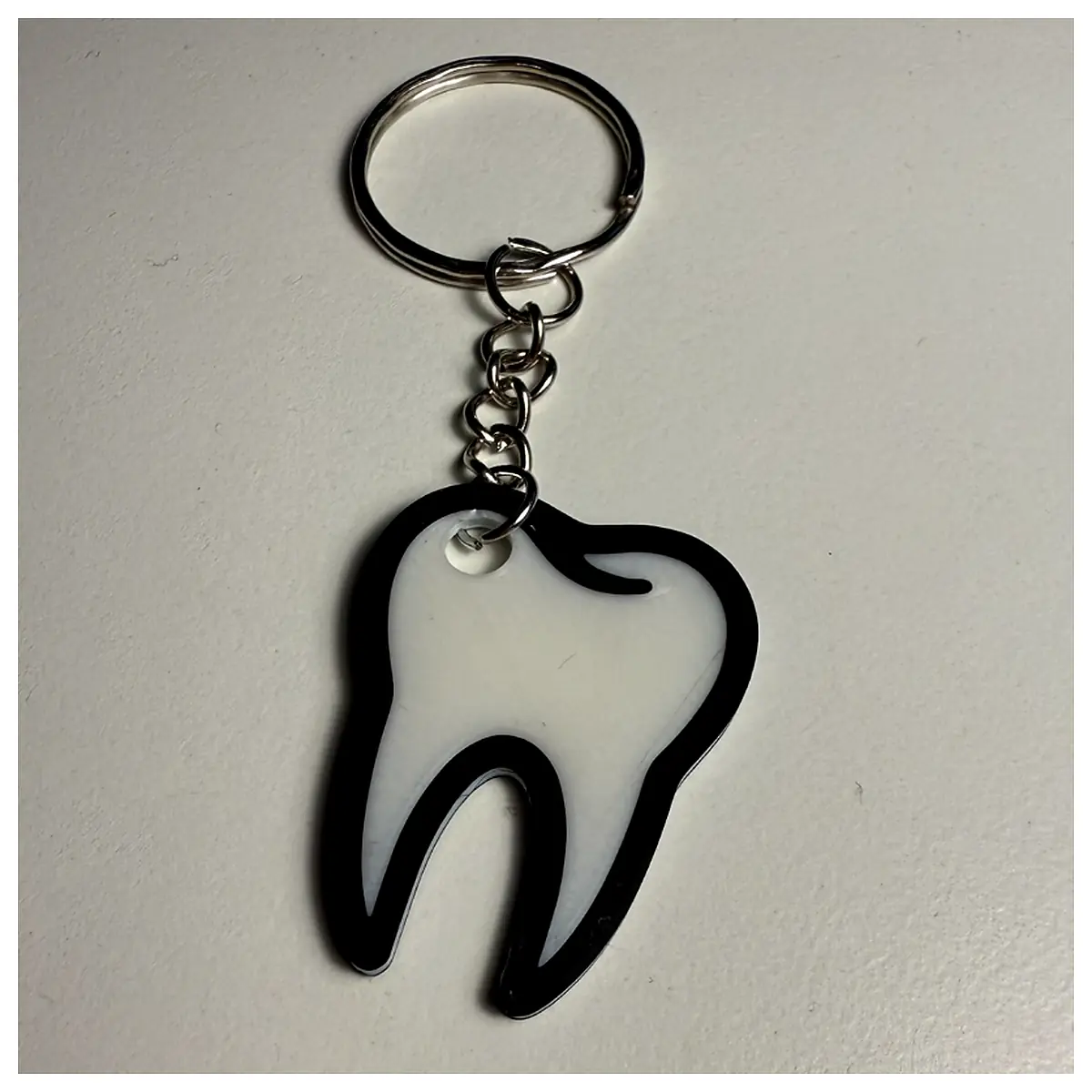 Tooth Keychain Tooth Model Charm Dental Decor Tooth Toy Dental Collectible for Gifts Tooth Keychains