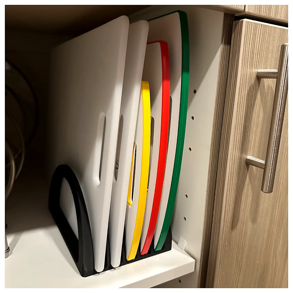 Cutting Board Holder Kitchen Storage Rack Knife Organizer Protects Countertops Easy Cleaning Accessories