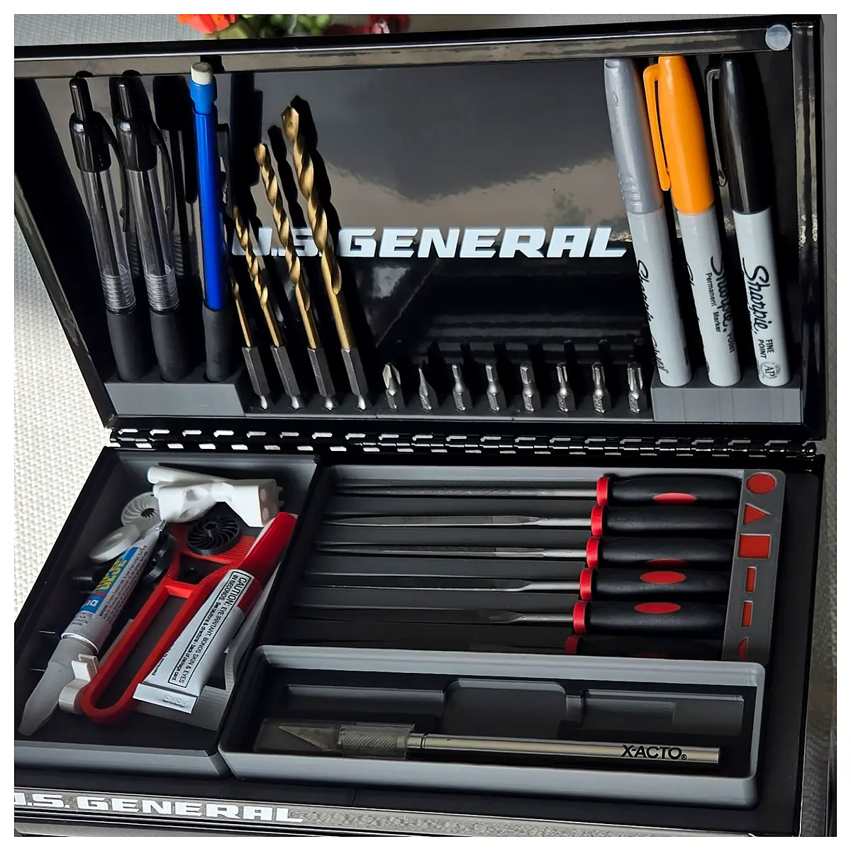 Lid Organizer Toolbox Storage Container Parts Repair Accessories Utility Box Universal