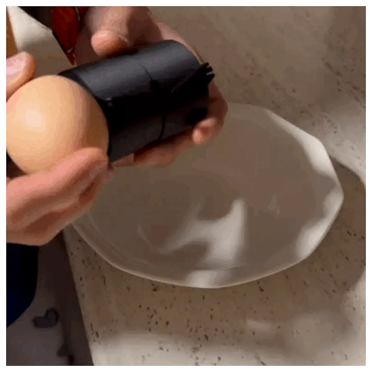 Egg Opener Universal Shell Cracker Egg Separator Easy Egg Peeling Tool Kitchen Gadget
