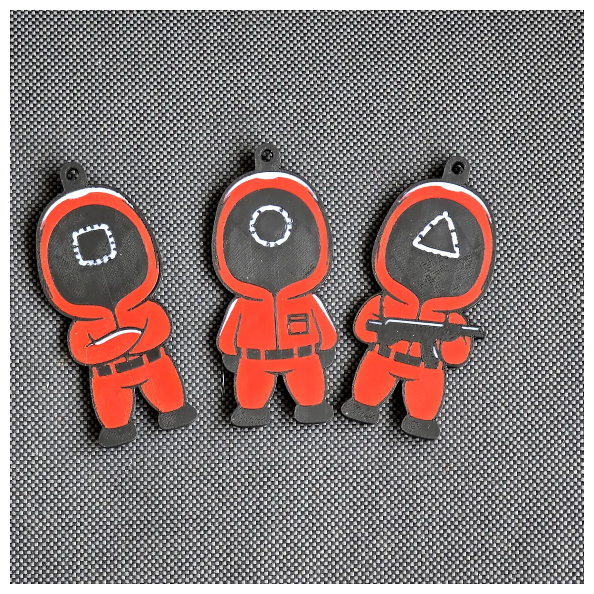 Squid Game Keychain 2025 Game Edition Collectible Keyring Merchandise Fan Gift