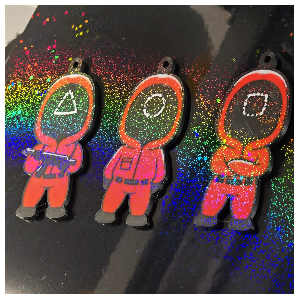 Squid Game Keychain 2025 Game Edition Collectible Keyring Merchandise Fan Gift