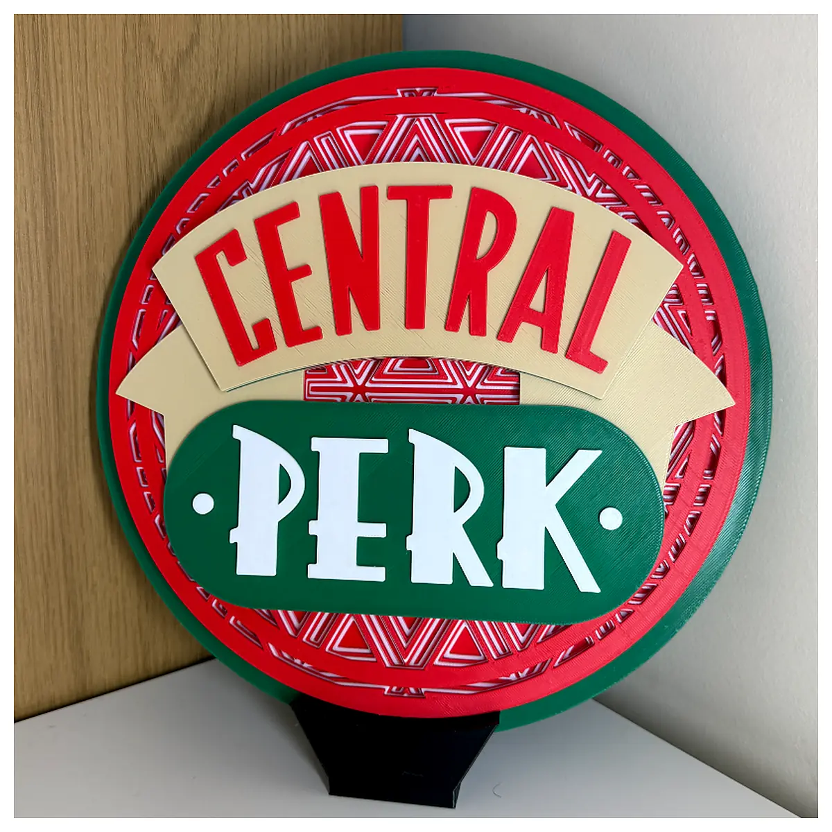 Friends Central Perk Mosaic Wall Art Poster Decor Fans Classic TV Show Decoration