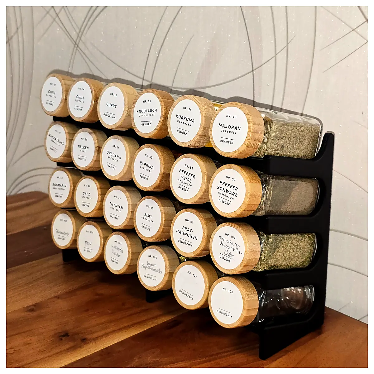 Modular Spice Rack Stackable Organizer Kitchen Storage Spice Storage Spice Rack Accessories Shelf Unit