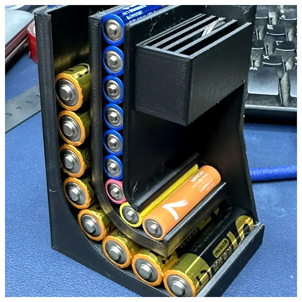 Battery Organizer Kit Charger Accessories Battery Assembly Repair Parts Charging Tools Portable Power