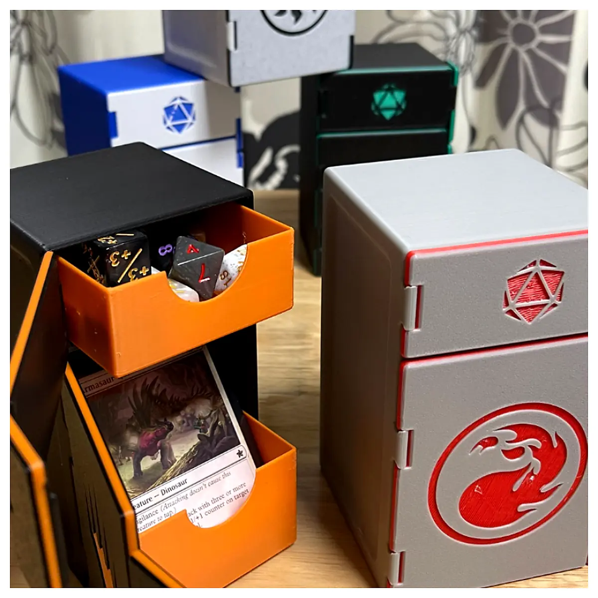MTG Card Box Dice Game Accessories Collection Upgrade Supplies Complete Game