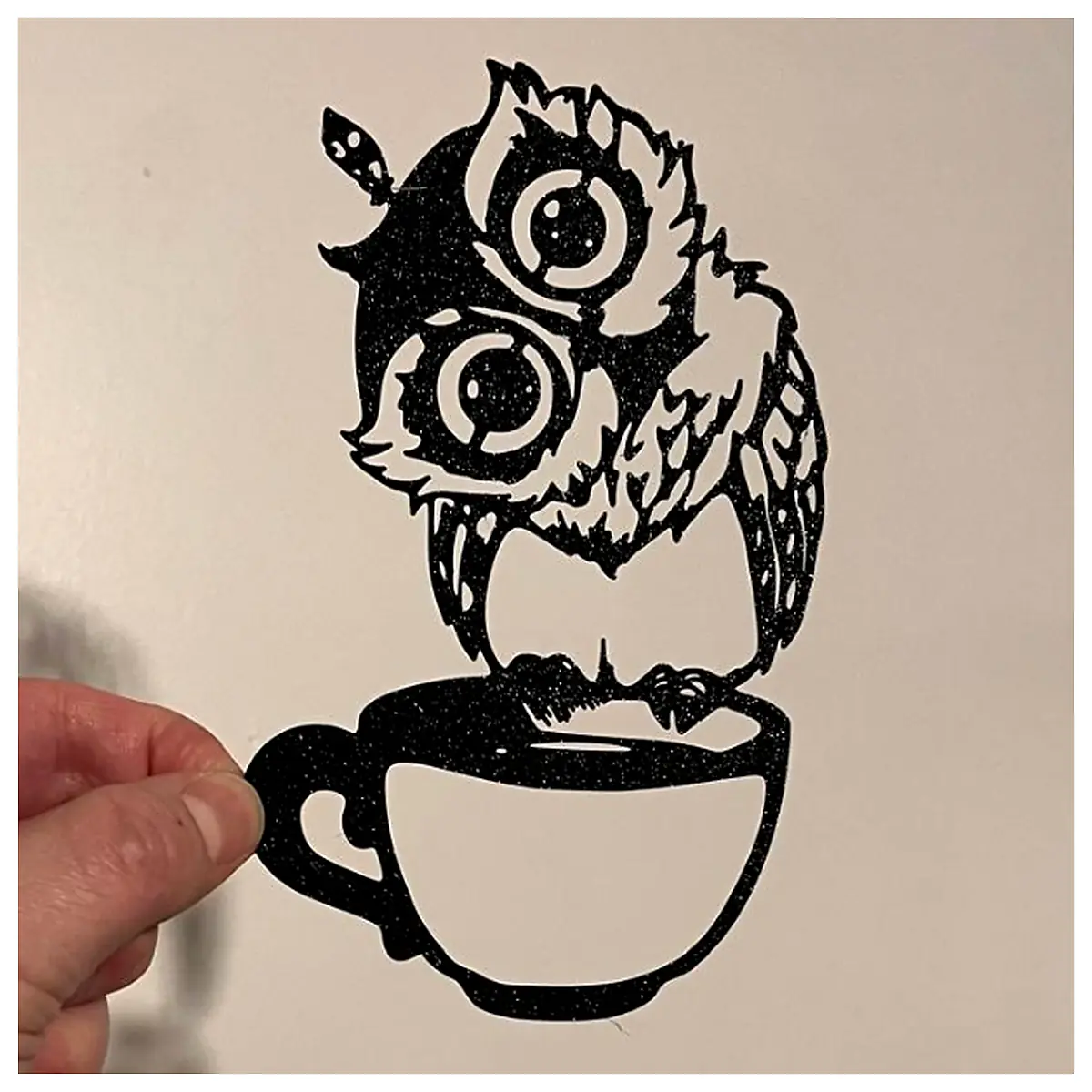 Owl Coffee Tea Ceramic Owl Figurine Cute Desk Decor Gift Office Home Decor Owl Lover Tea Accessories