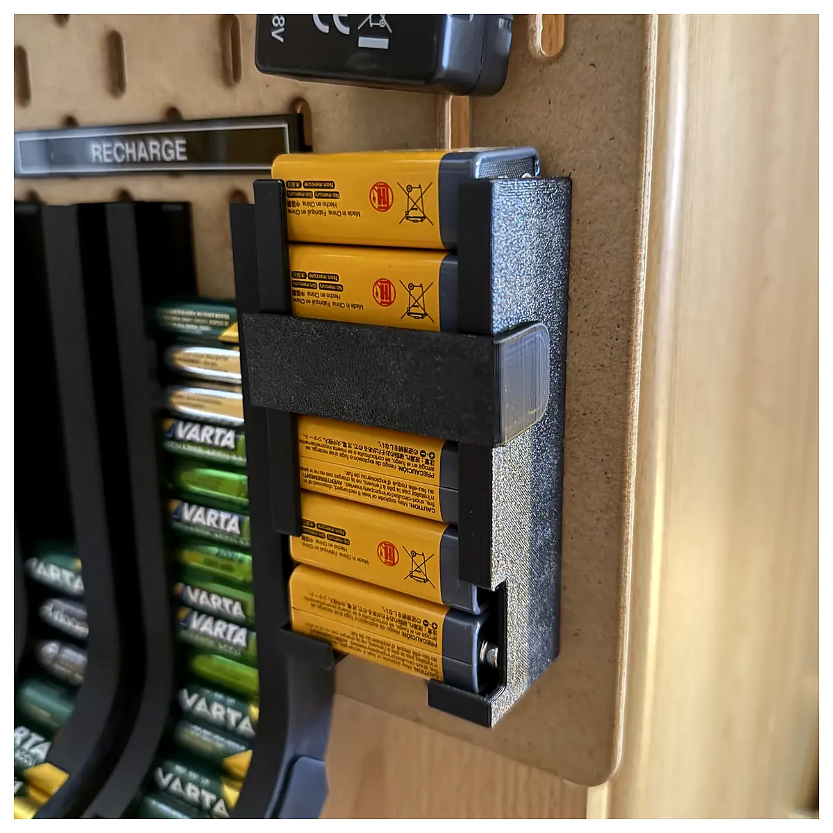 9V Battery Dispenser Auto Loader for SKDIS 9V Battery Box 9V Battery Tool 9V Battery Storage Compatible with SKDIS