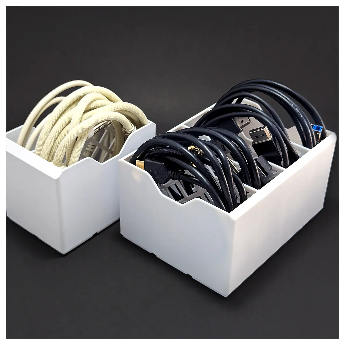 Cable Organizer Box Large Cables Universal Storage Solutions Cable Management Parts Accessories Repair