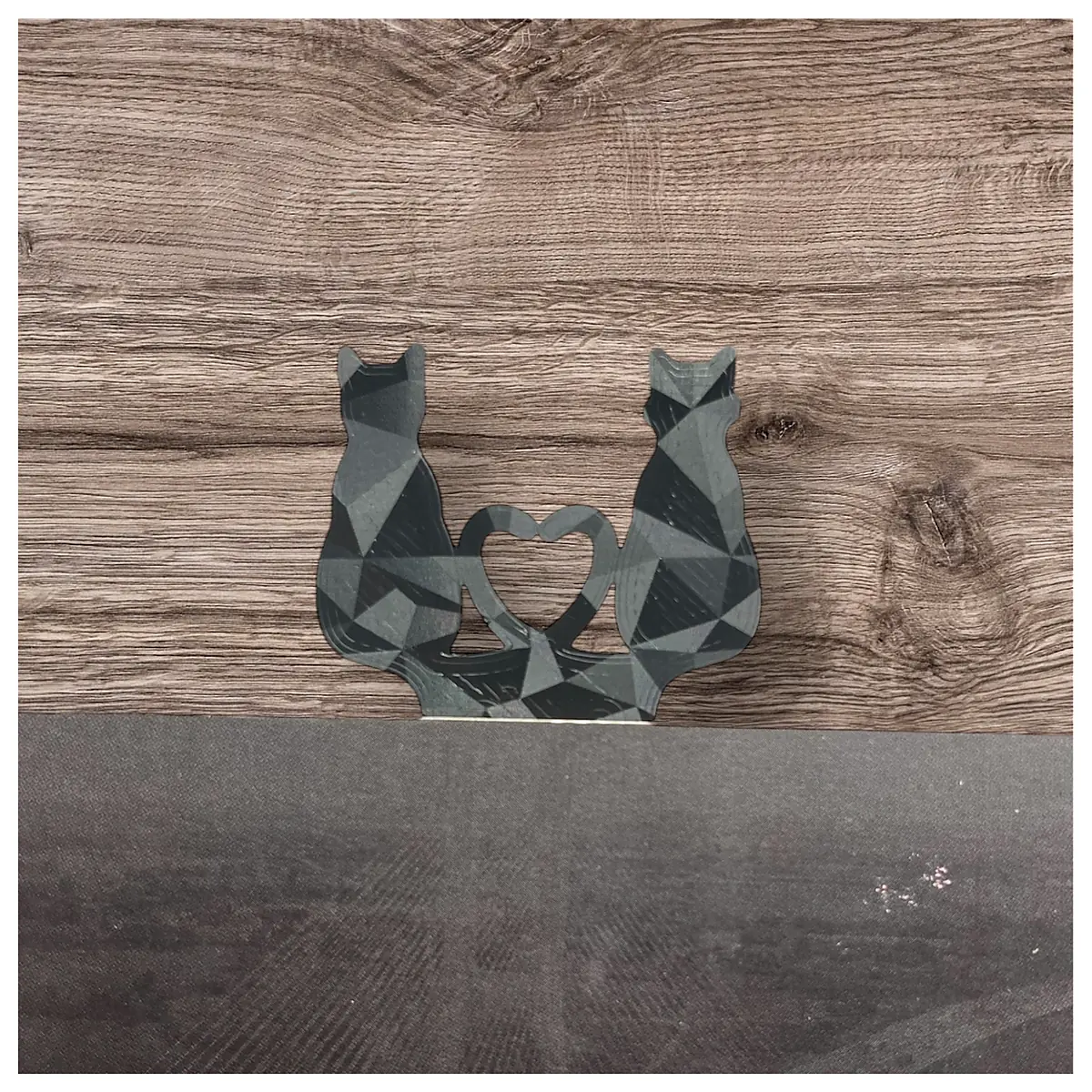Cat Valentine s Day Bookmark Design Pet Decoration Memorial Gift Anniversary Cat Lover Accessory