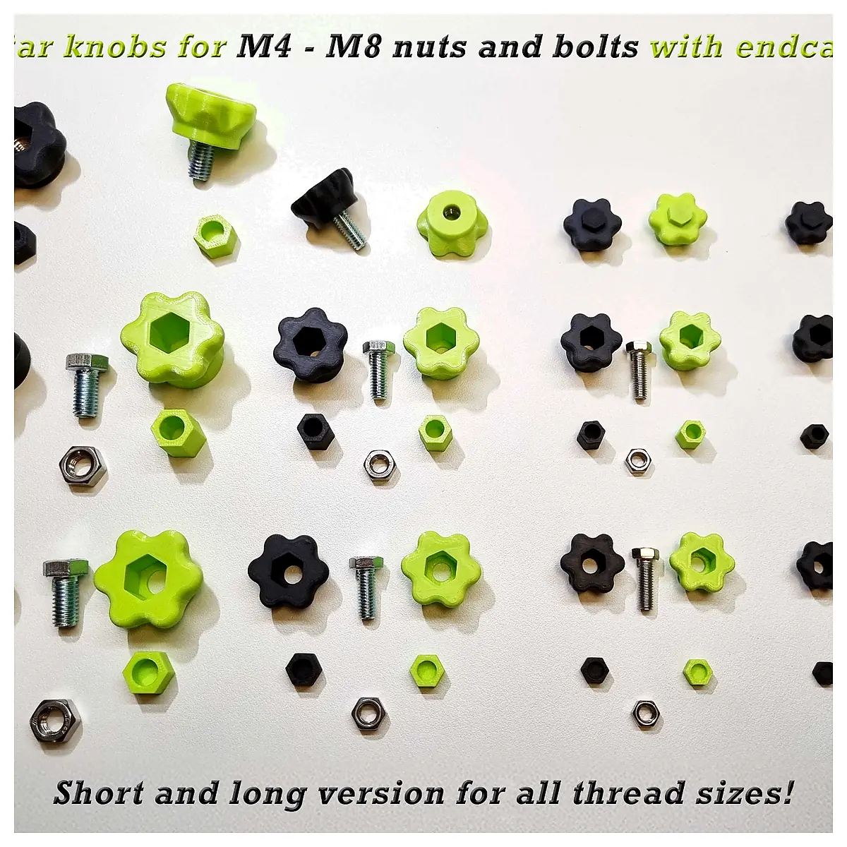 Star Knobs Automotive Parts Repair Installation Common Parts Universal Knobs Replacement Accessories
