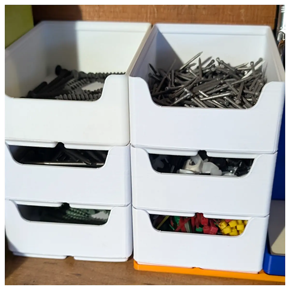 Gridfinity Storage System Parts Organizer Stackable Boxes Modular Storage System Parts Storage Solutions