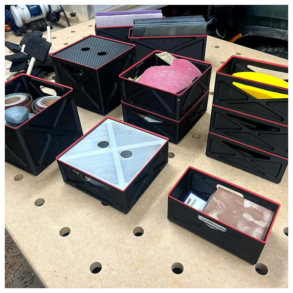 Gridfinity Storage Crate Organization System Desk Storage Box Storage Solutions Parts Accessories Repair