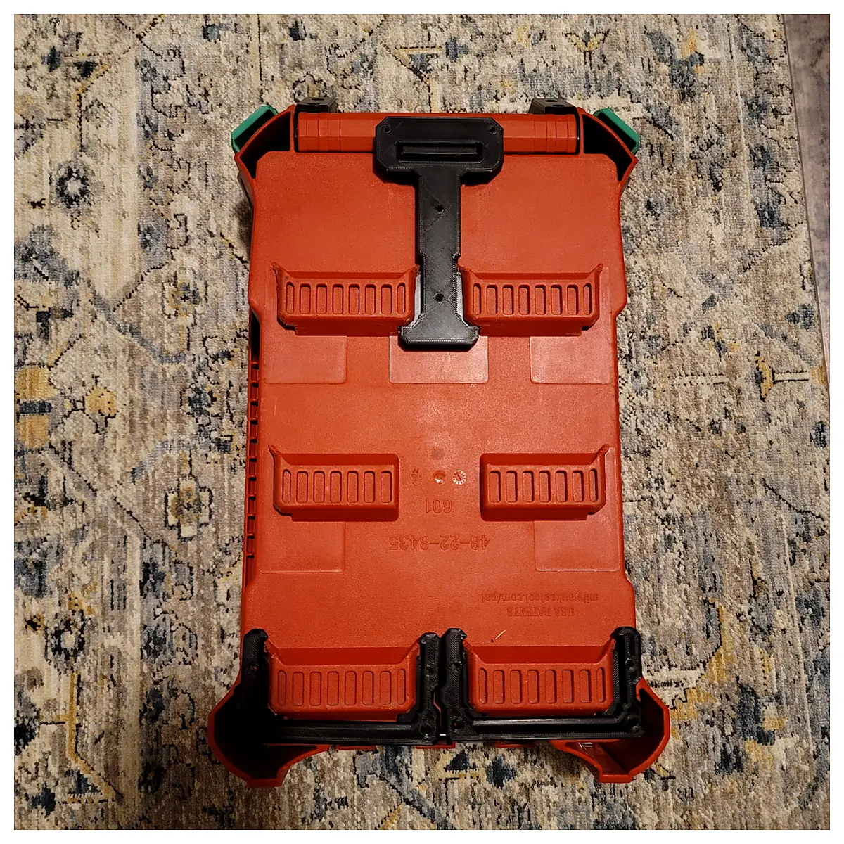 Packout Wall Mount with Catch Storage System Modular Organization Parts Transport