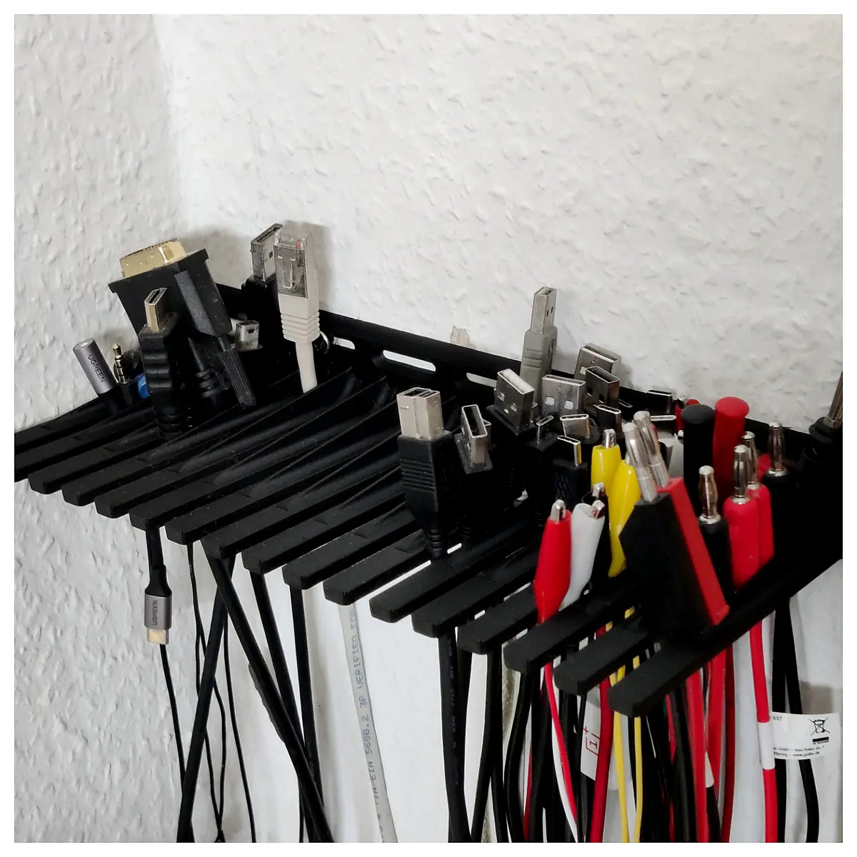 Wall Mount Cable Hanger Organizer Cable Management System Wall Mounted Wire Holder Cable Organizer Support