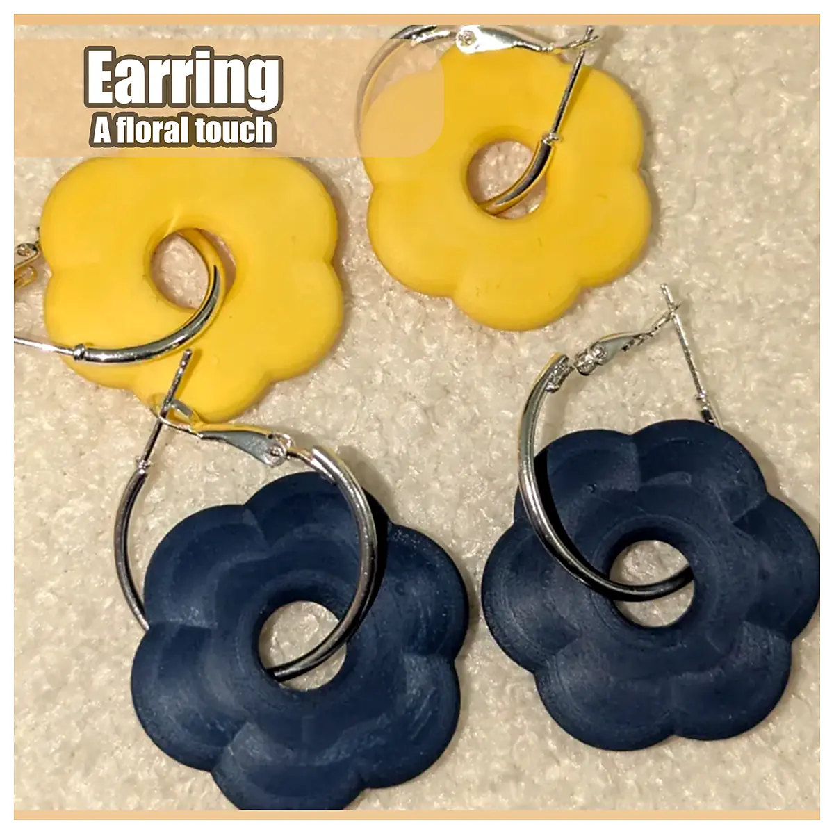 Flower Earrings Jewelry Women Elegant Floral Ear Studs Decoration Purchase