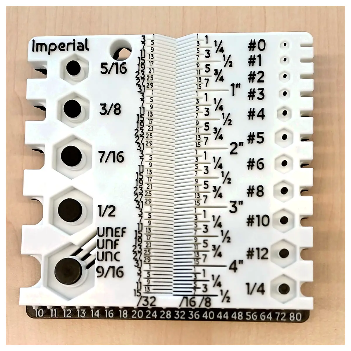 Thread Gauge Tool Thread Straightening Meter 0 916 Pitch Measuring Tool Bolt Nut