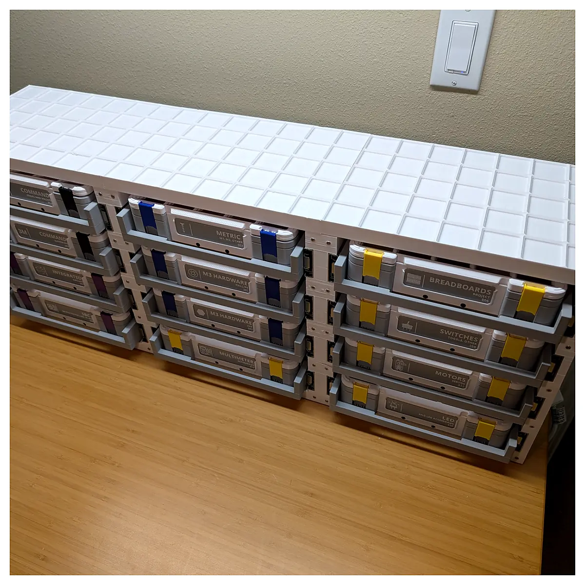 Gridfinity Storage System Parts Assembly Tools Organization Universal Storage Solutions