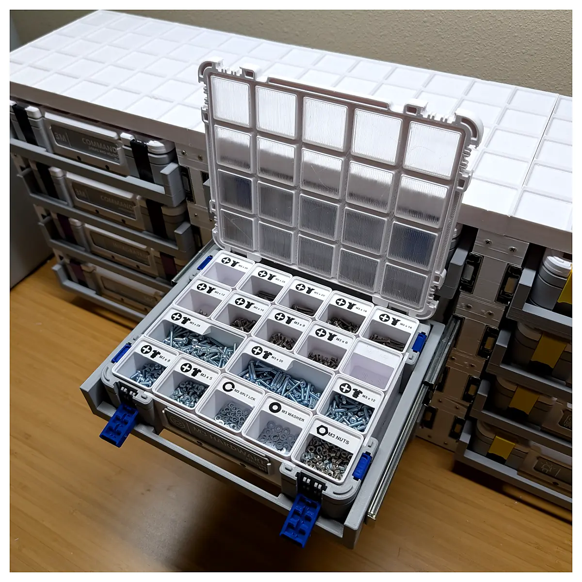 Gridfinity Storage System Parts Assembly Tools Organization Universal Storage Solutions