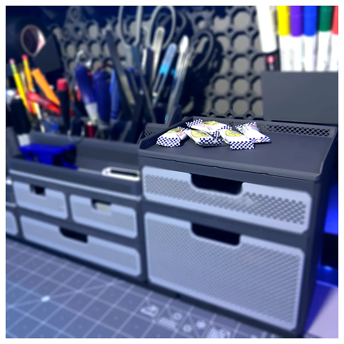 Gridfinity Trays Organization Solutions Modular Trays Storage Accessories Parts Accessories Desktop Organizer