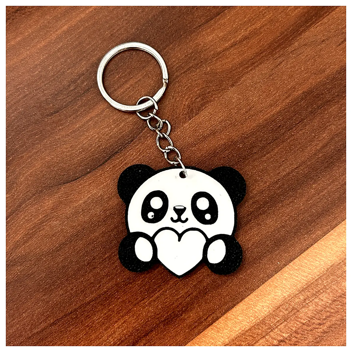 Cute Panda Keychain Charm Pet Accessory Gift Decoration Mobile Phone Holder Android Phone Parts Hanging Charms