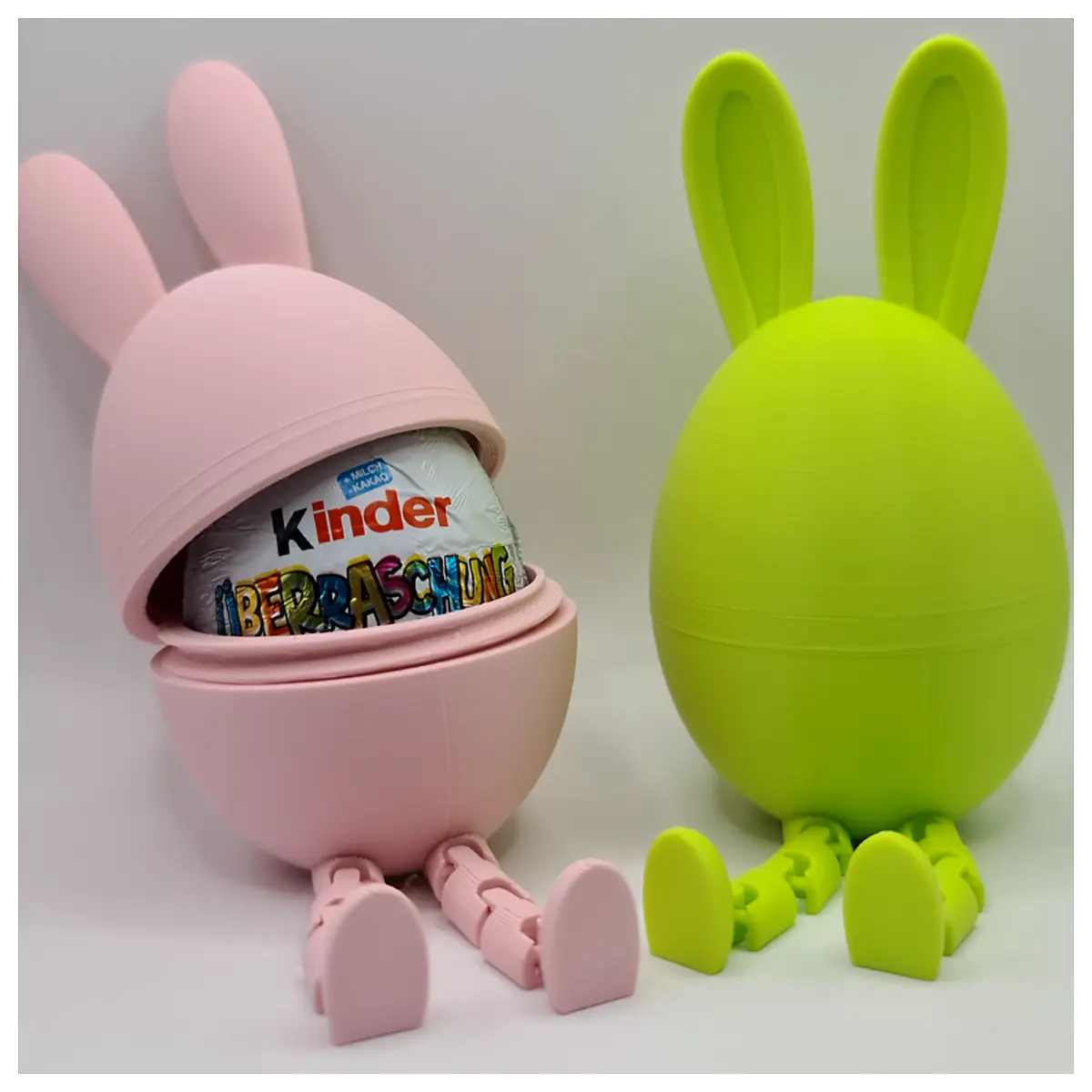 Kinder Egg Surprise Holder Bunny Toy Organizer Egg Surprise Toy Parts Universal Accessory