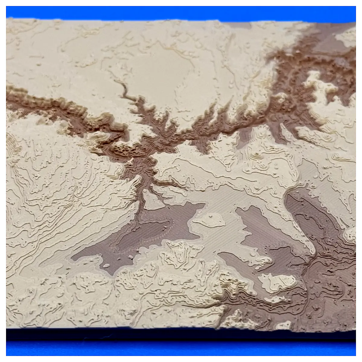 Grand Canyon Topographic Map 6x55in Hiking Navigation Exploration Landscape Outdoor Adventure Map Collection