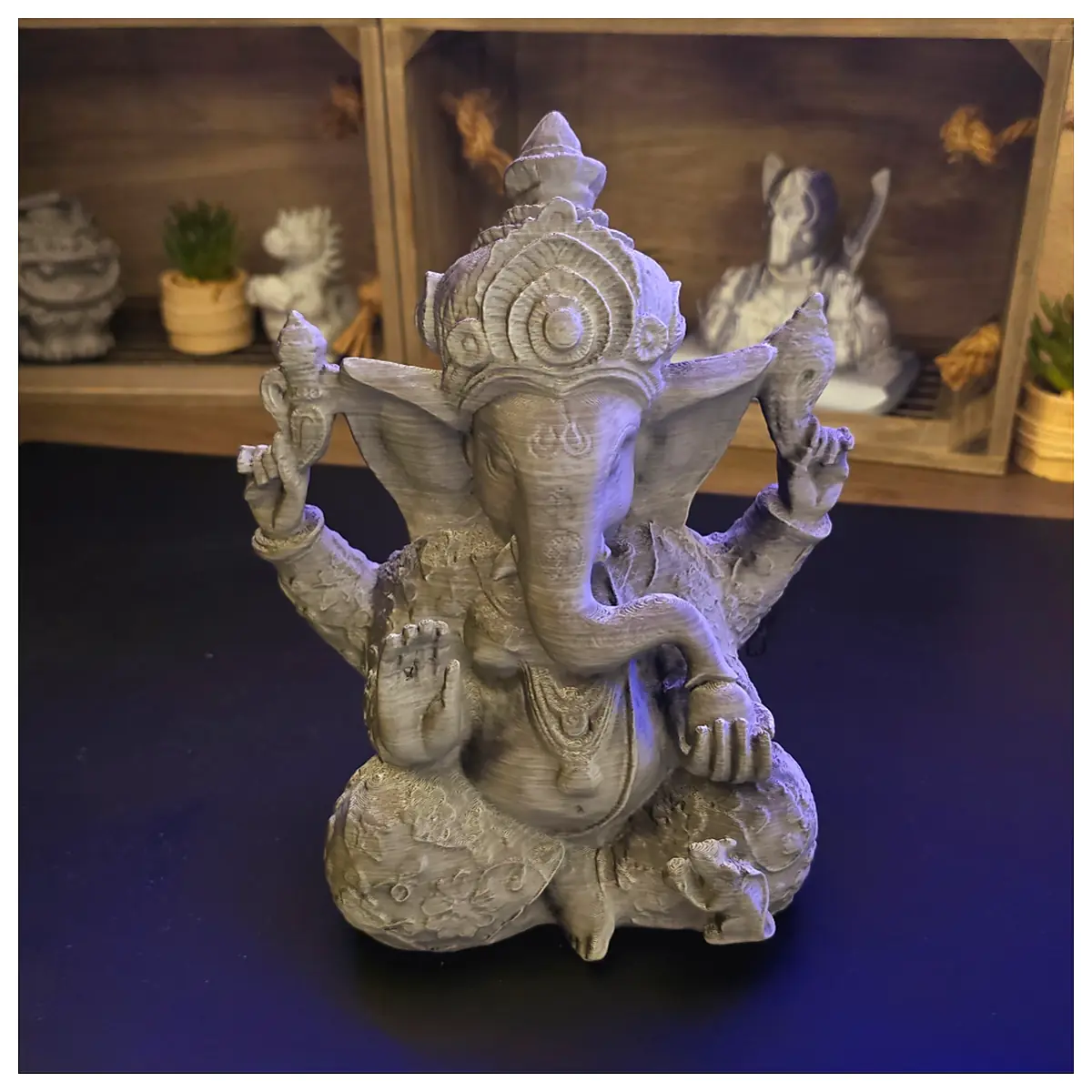 Ganesha Statue Sculpture Divine Figure Religious Art Repair Parts Restoration Hindu Idol