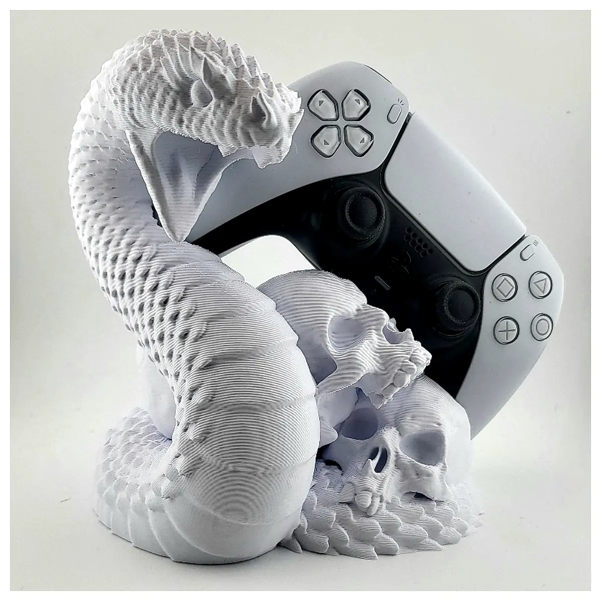 PS5 Controller Stand Snake Skull Design Universal Game Holder Accessory Stand Gaming Storage Solution